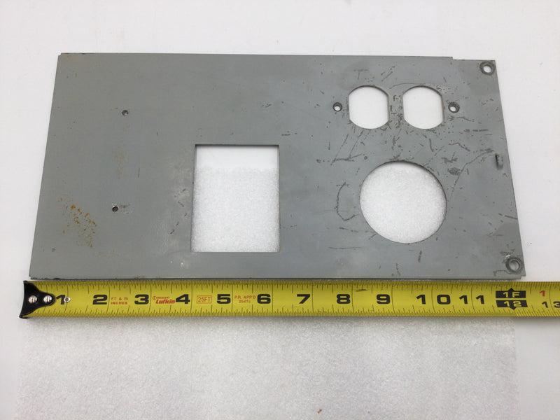 Midwest Electric Products 125 Amp 120/240VAC Outlet Box/Dead Front 125A 4 Wire Recep 20A Duplex Recep