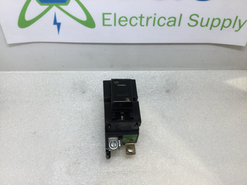 Pushmatic P215 15 Amp 2 Pole 120/240V Circuit Breaker