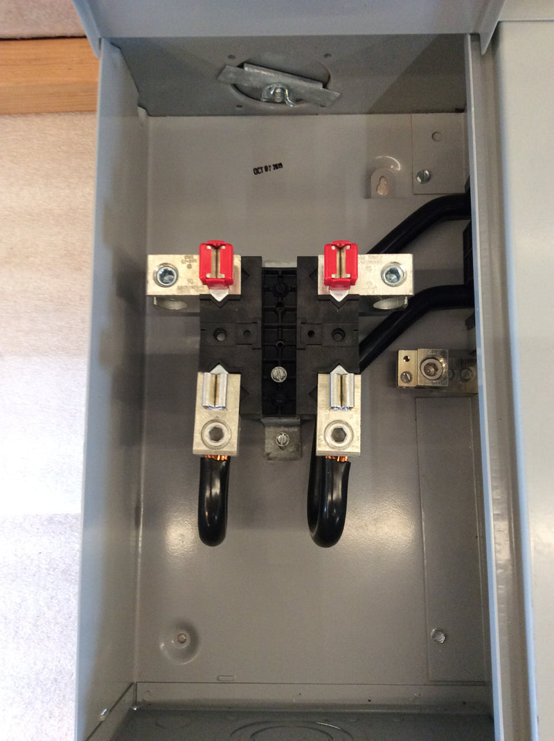 Siemens MM0202B1200 Single Phase 200A 120/240VAC Nema3R Rainproof Combination Meter/Main