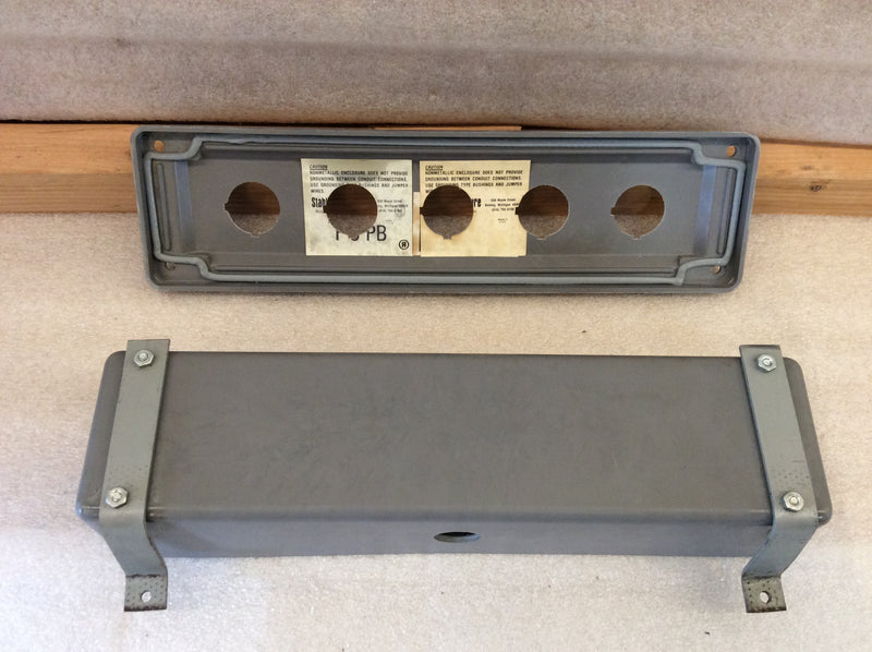 PVC PB5 5 Position Pushbutton Wall Mount Box 5 Position KO's (Please See Photos)