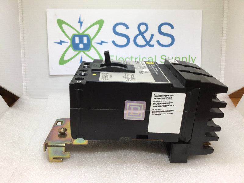 Square D FA34040 40 Amp 3 Pole 480Vac Circuit Breaker