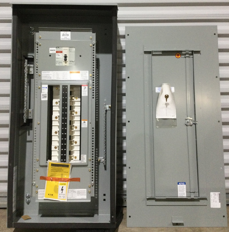 Eaton/Cutler-Hammer (PRL2A/30): 480Y/277V, 100A Main Included, 3Ph/4 Wire, Nema3R, 30 Circuit Panelboard (20 1/2" x 42")