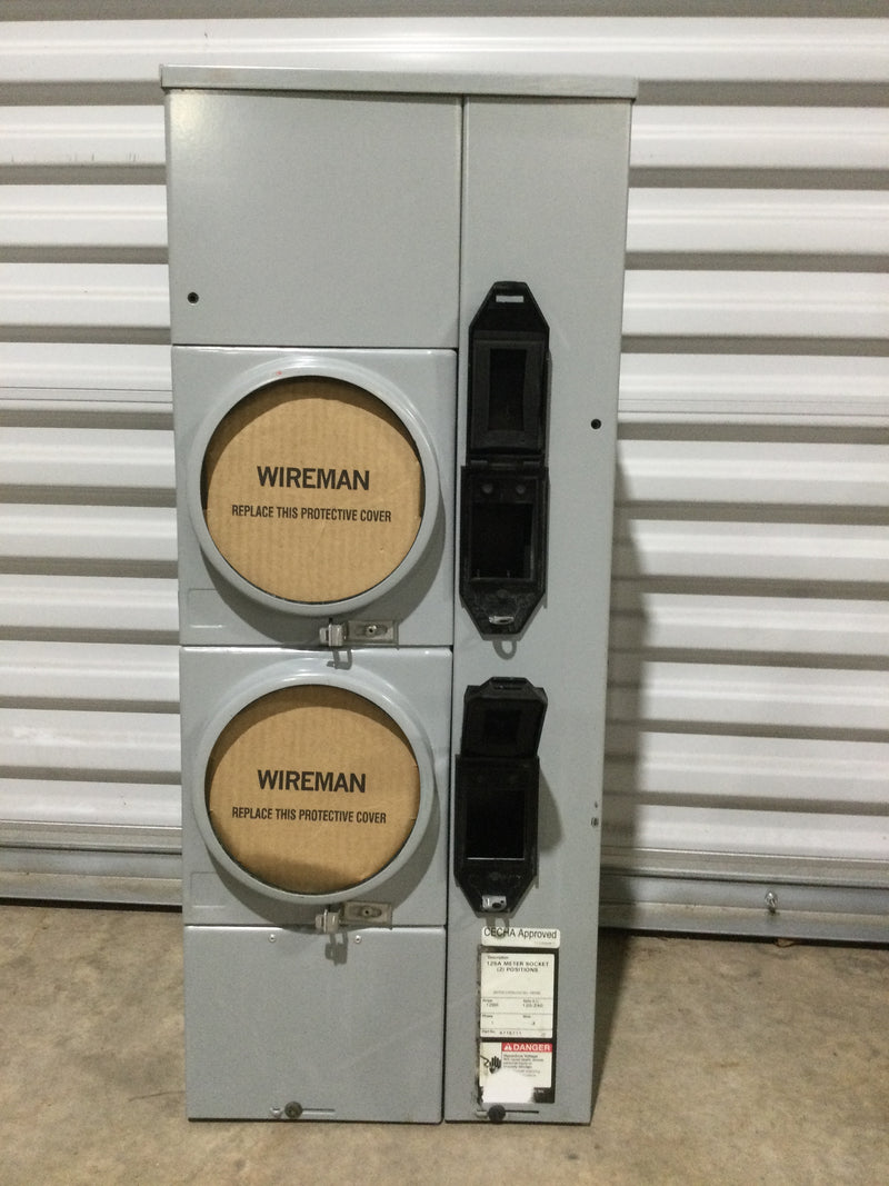 Siemens WMM2UR: 2 Position, 125A, 120/240VAC, Single Phase, 1200A Max, Type J2