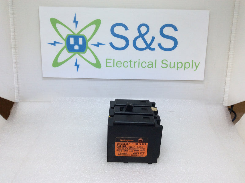 Westinghouse QNP 3050 3 Pole 50A 240VAC Quicklag Type QNP Circuit Breaker