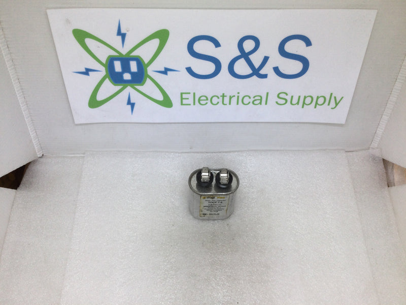 Titan Pro TOCF7.5 7.5 MFD +5% 440/370 VAC 60/50 Motor Run Capacitor