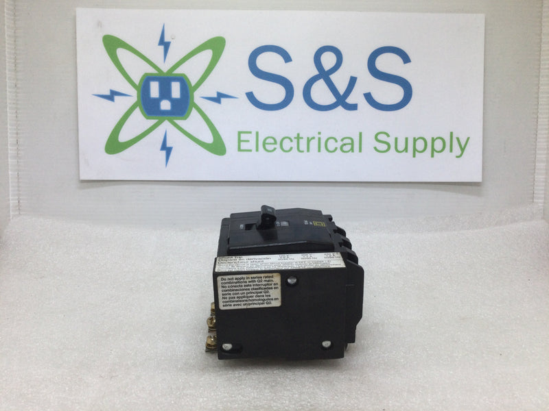 Square D QOB3351021 3 Pole 35 Amp 240v Circuit Breaker QOB335-1021