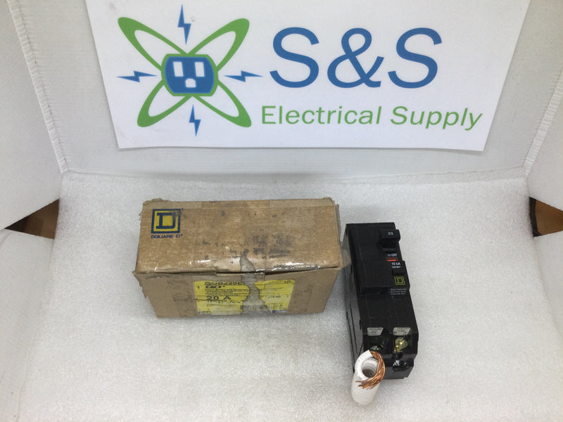 Square D Qob220epd Equipment Protective Device 2 Pole 20 Amp Bolt-In