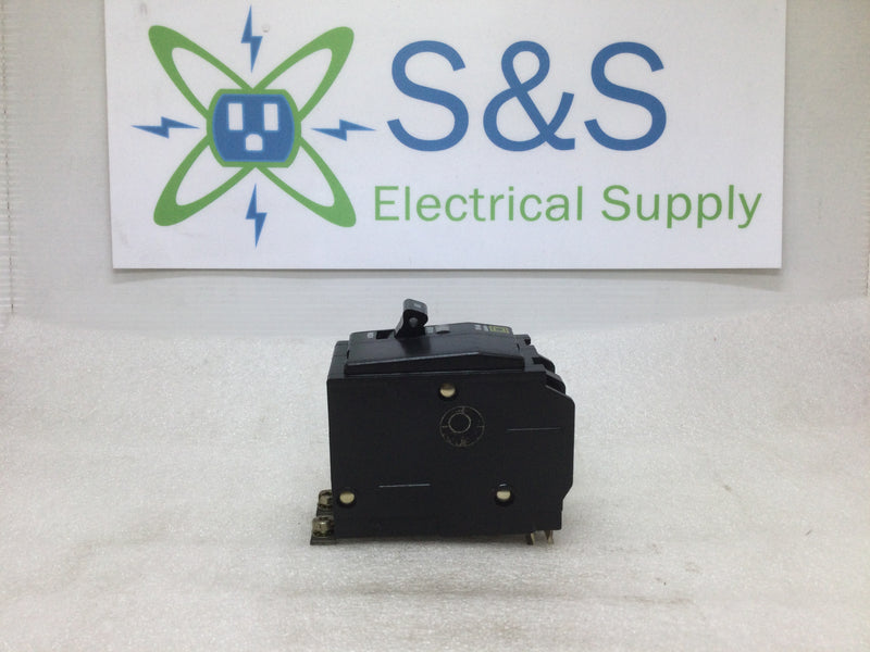Square D QOB260 60 Amp 2 Pole 120/240VAC Type QOB Circuit Breaker - Yellow Face