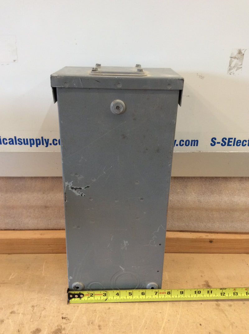 General Electric TE100R 100A 600VAC 3 Pole Type TEB,TED,THED Nema 3R Breaker Enclosure