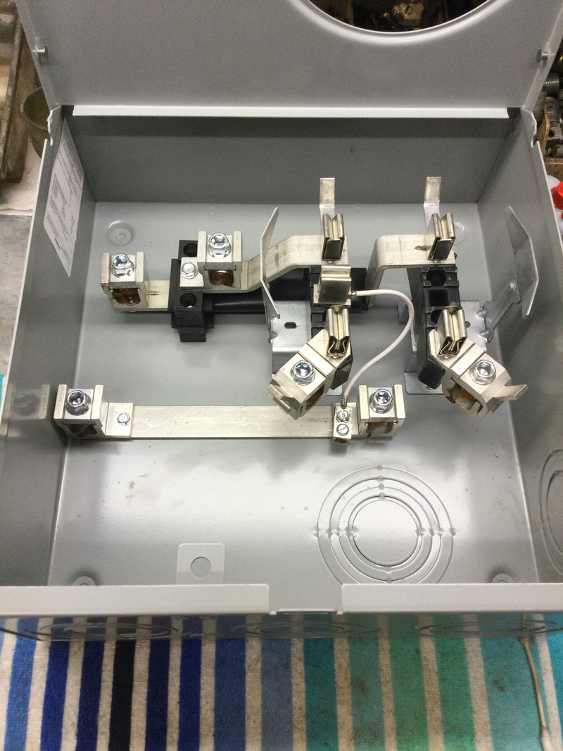 Siemens SUAS877-PPGP; 200 Amp, 1 Phase, 3 Wire Ringless Type Meter Socket Continuous Duty Nema-3r