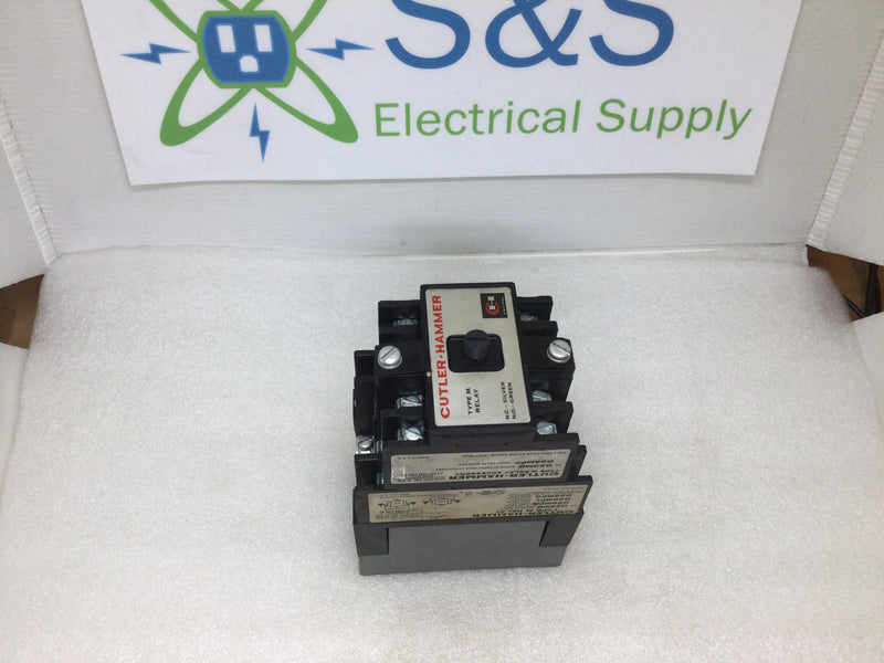 Eaton/Cutler-Hammer D23MB 10 Amp 300v Max Type-M Relay (Please See Accessory Identifications)