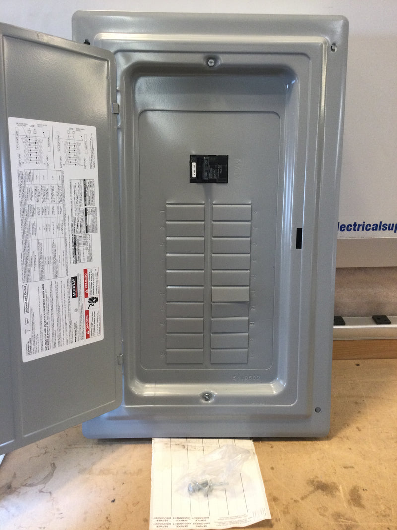 Siemens/Murray Lc2040b1100p 100a Main Breaker Enclosure; Single Phase; Indoor With Breakers