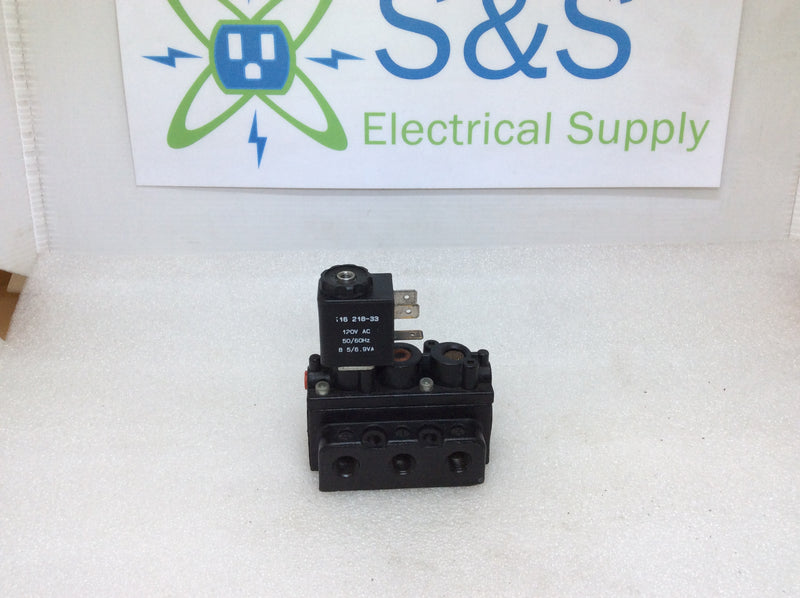 ARO Fluid Power A211SS-120-A 4-Way 2-Position Solenoid Air Control Valve 120VAC Valve Actuator / Return Solenoid