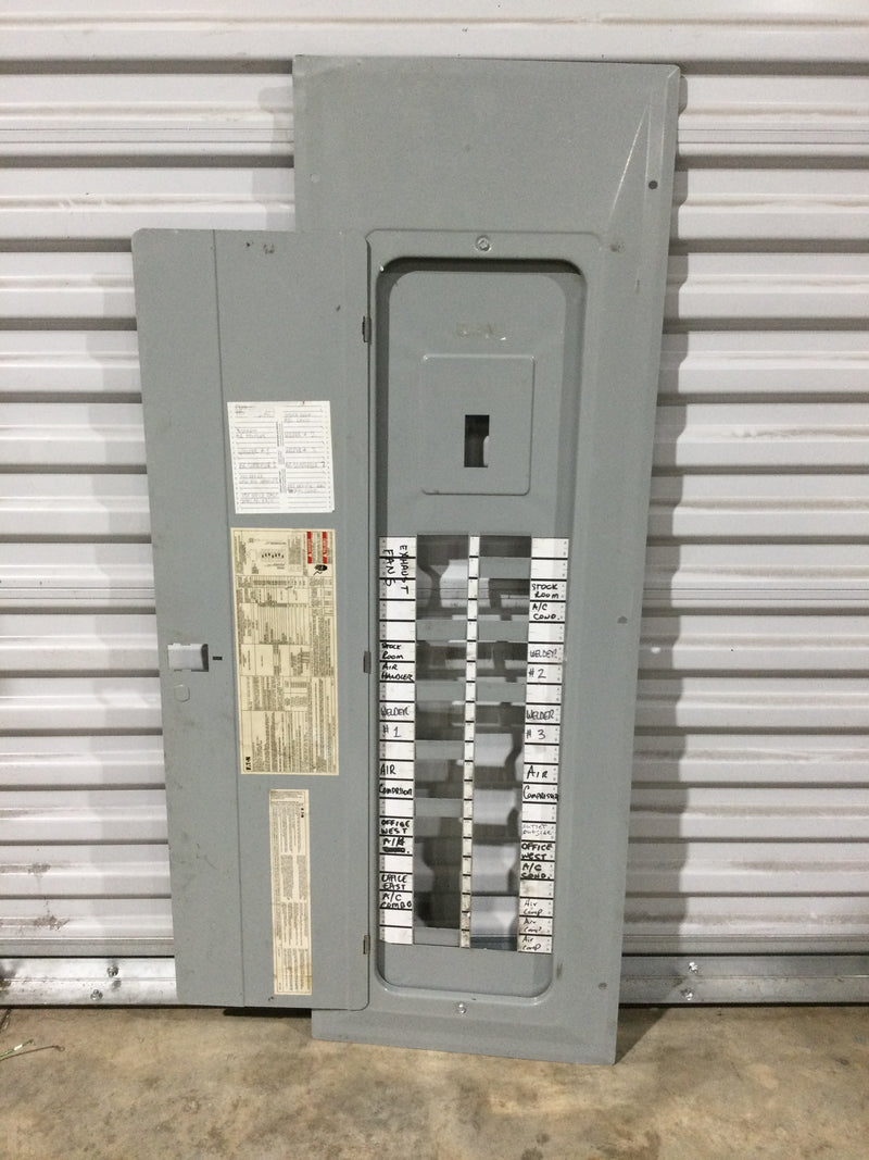 Eaton 200 Amp 120/240V 21/42 Space 3 Phase 4 Wire w/Main breaker Panel Cover 46" x 15 6/16"