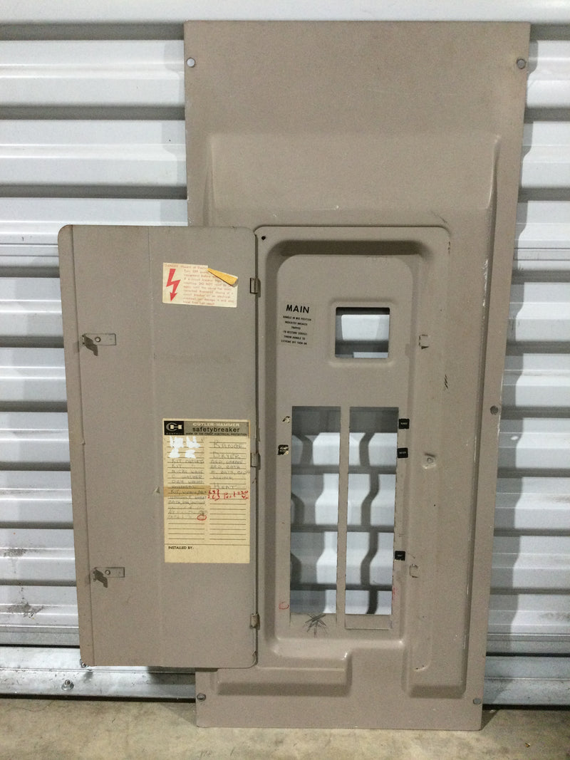 Eaton Cutler Hammer CH7JJ Load Center Cover 30 Space 32 13/16" x 14.25