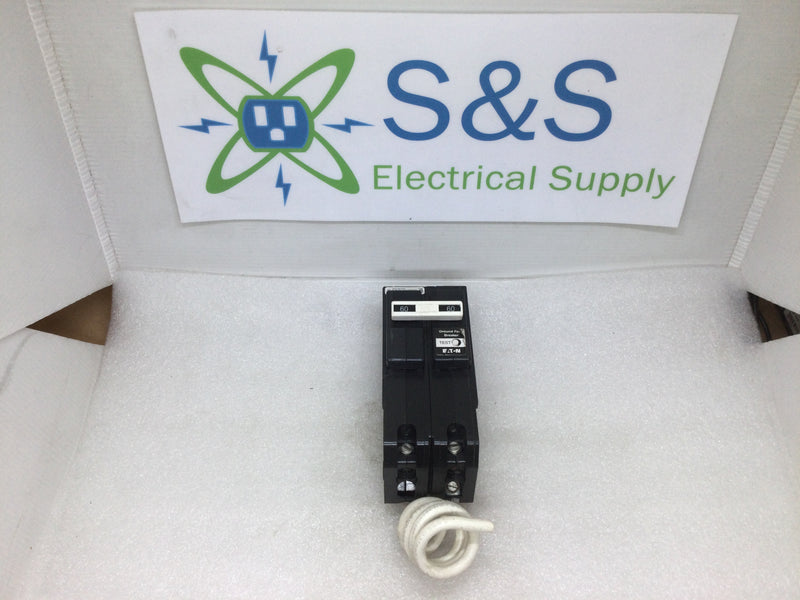 Eaton GFTCB260 60 Amp 120/240v 2 Pole Ground Fault Circuit Breaker