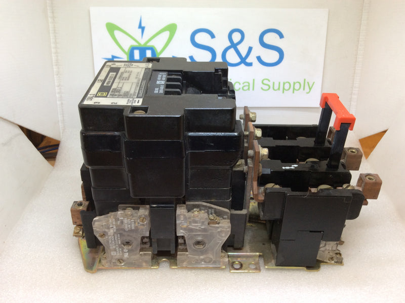 Square D 8536SE01 Series A Nema Size 3 3 Phase 50Hp @ 575VAC 600VAC Max Coil