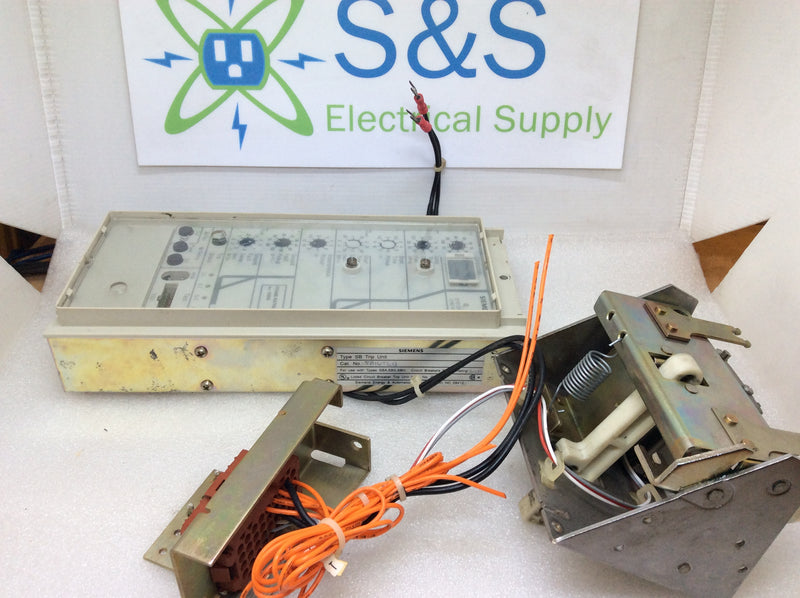 Siemens SB16TLG Type SB Trip Unit 1600A Frame Rating Pulled From Siemens SBA2016F Circuit Breaker