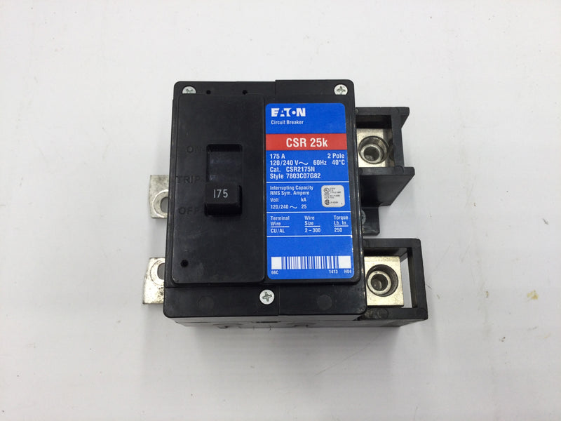 Eaton Cutler Hammer CSR2175N 175 Amp 2 Pole 120/240V Circuit Breaker