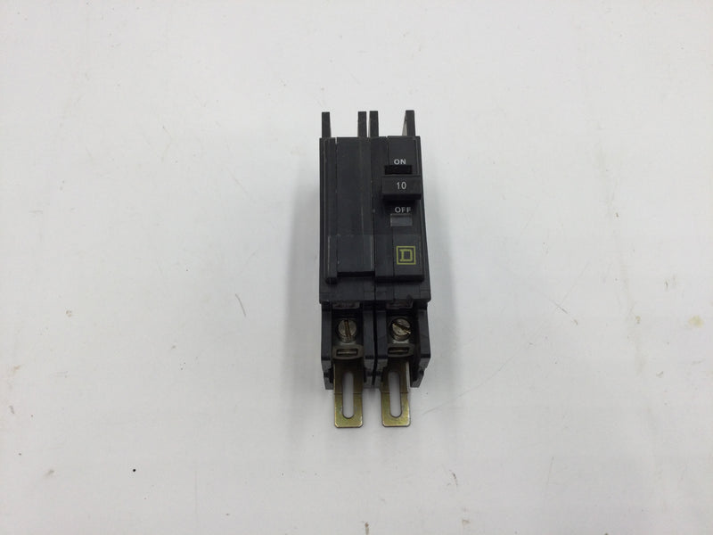 Square D QOU210 10 Amp 2 Pole 120/240v QOU Circuit Breaker