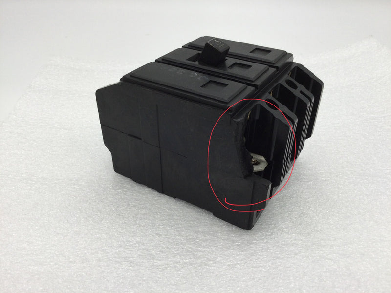 Westinghouse QC3015 3 Pole 15 Amp 240 VAC Quicklag Type C Circuit Breaker